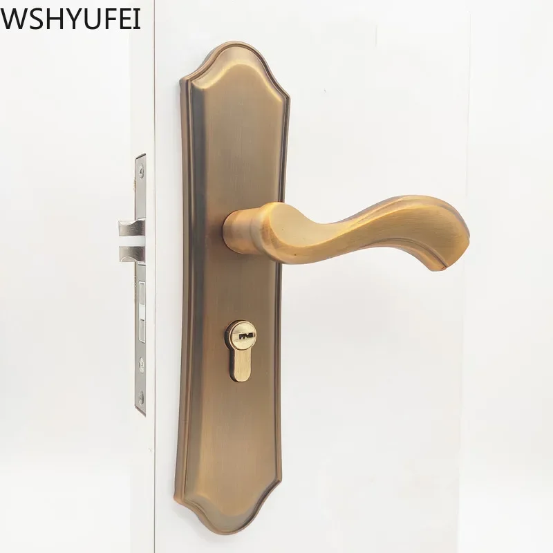 Smart Garden Gate Lock - Paduan Aluminium Kunci Pintu Continental Kamar