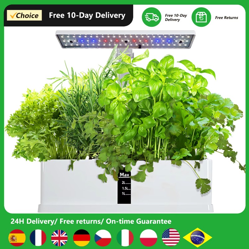 Smart Garden Lighting System - Sistem Penanaman Hidroponik Pintar 9 Pod,