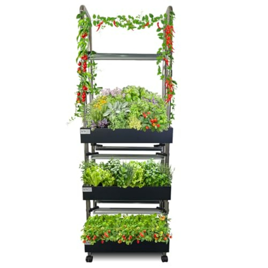 Smart Garden Lighting System - Sistem hidroponik dalam ruangan: taman vertikal