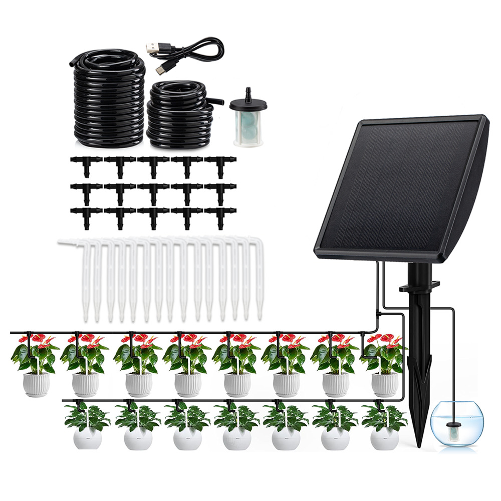 Smart Garden Watering - Pompa Irigasi Tetes Otomatis Tenaga Surya