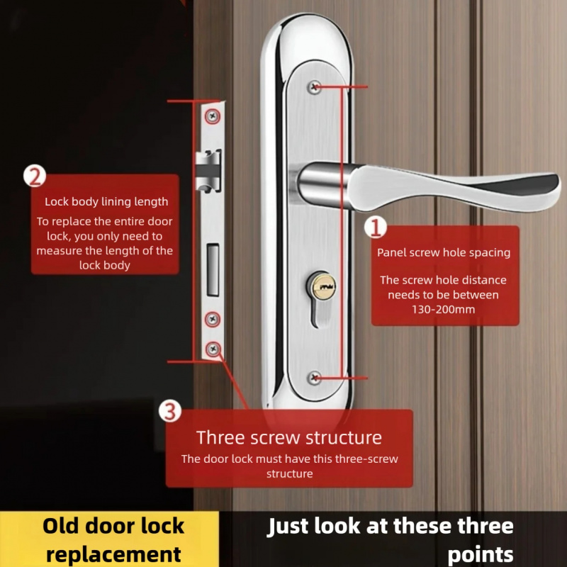 Smart Garden Gate Lock - Kunci Pintu Dalam Ruangan Universal Tipe