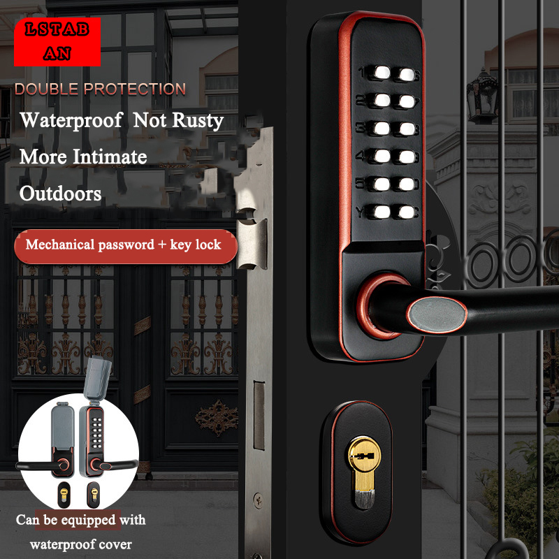 Keyboard terpisah dua sisi, ku - Smart Garden Gate Lock ulasan dan harga