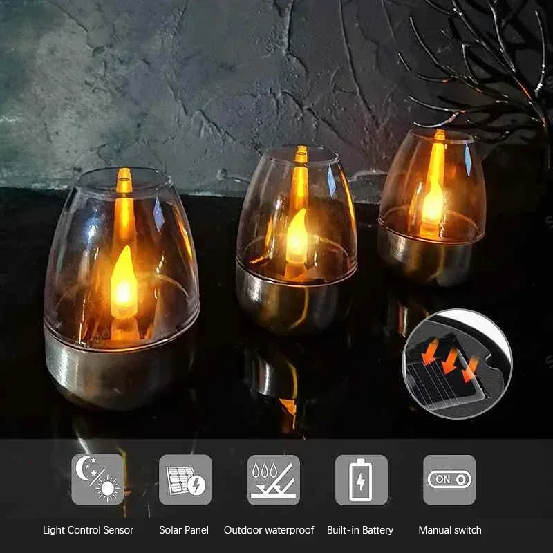 Lampu lilin tenaga surya LED,  - Smart Garden Lighting System ulasan dan harga