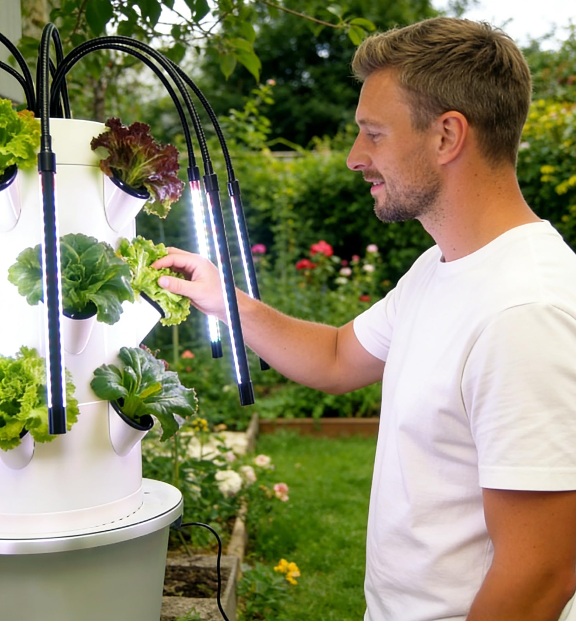 Sistem Penanaman Hidroponik Ve - Smart Garden Vertical Planter ulasan dan harga