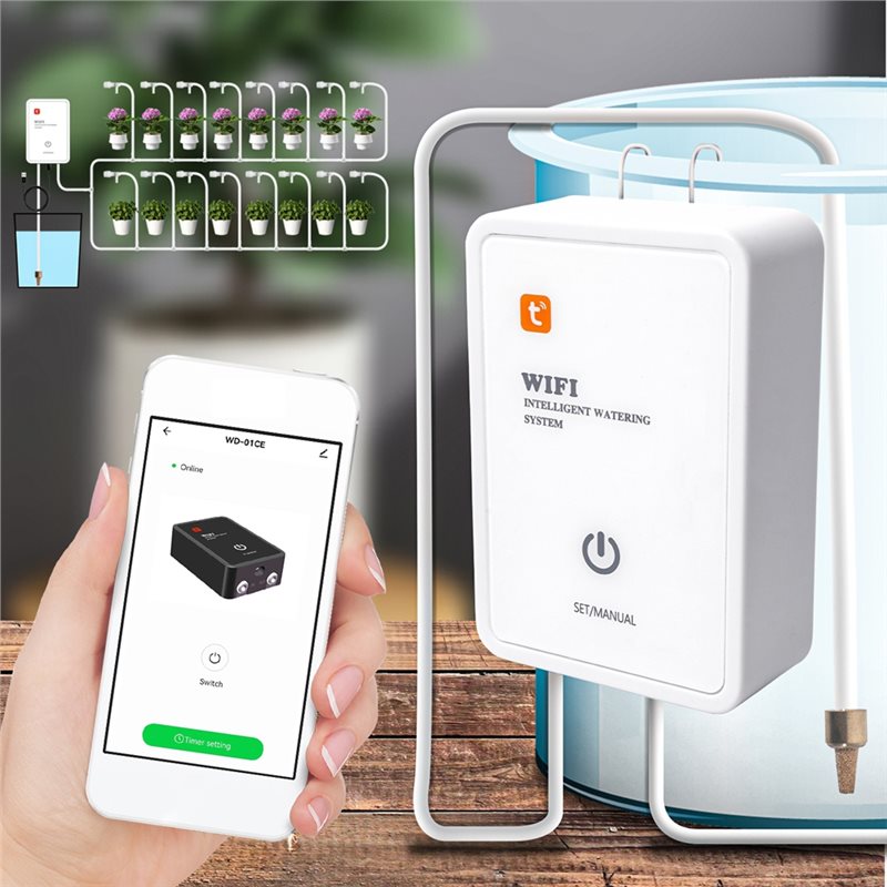 Kit Sistem Irigasi Tetes Otoma - Smart Garden Watering ulasan dan harga