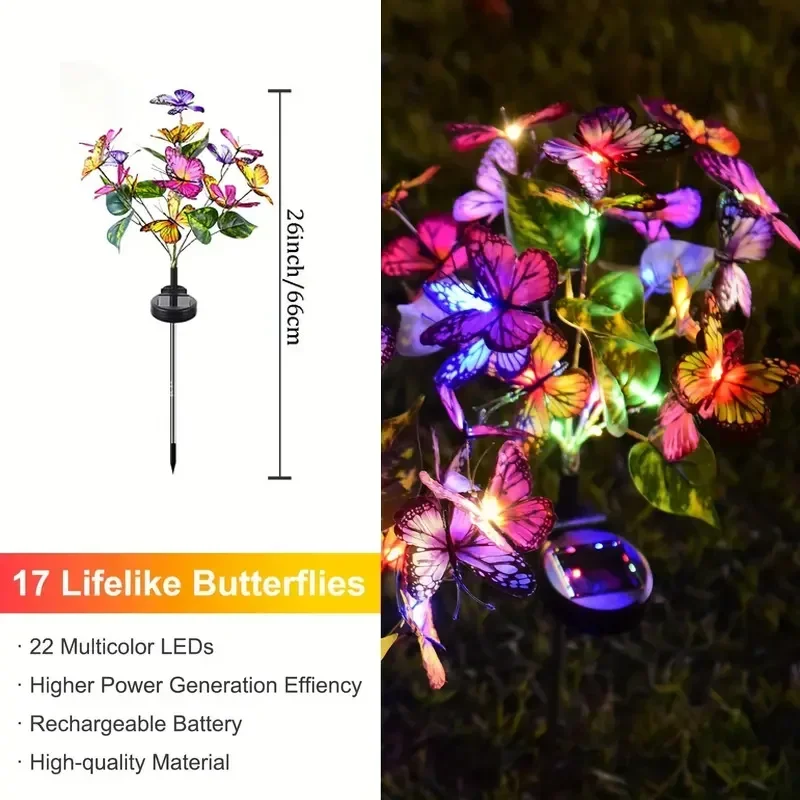 Lampu Taman Kupu-kupu LED Sury - Smart Garden Lighting System ulasan dan harga