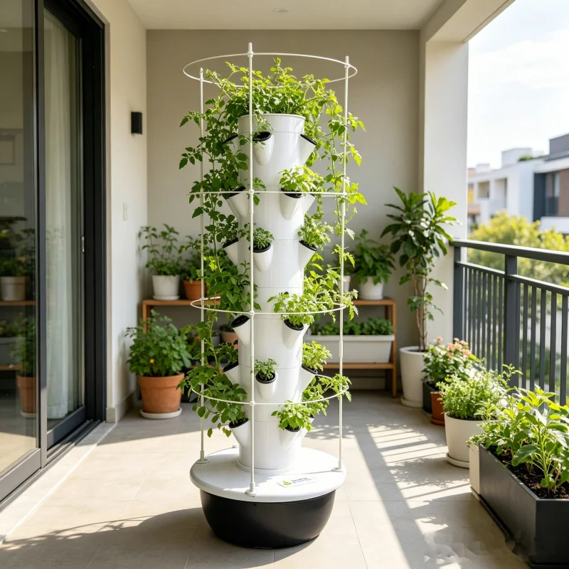Penanam Sayuran Aeroponik Hidr - Smart Garden Vertical Planter ulasan dan harga