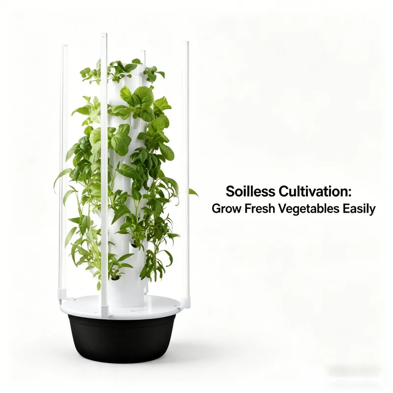 Spacetree 7 Lapisan Kebun Hidr - Smart Garden Vertical Planter ulasan dan harga