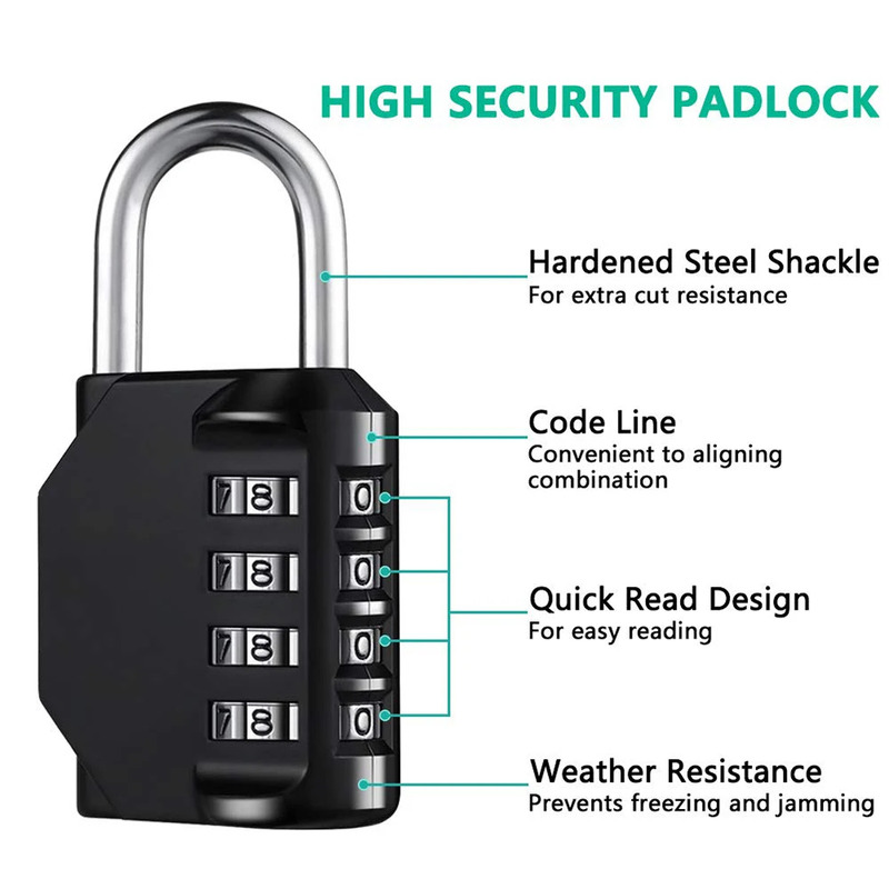 Gembok Kombinasi Keamanan Luar - Smart Garden Gate Lock ulasan dan harga