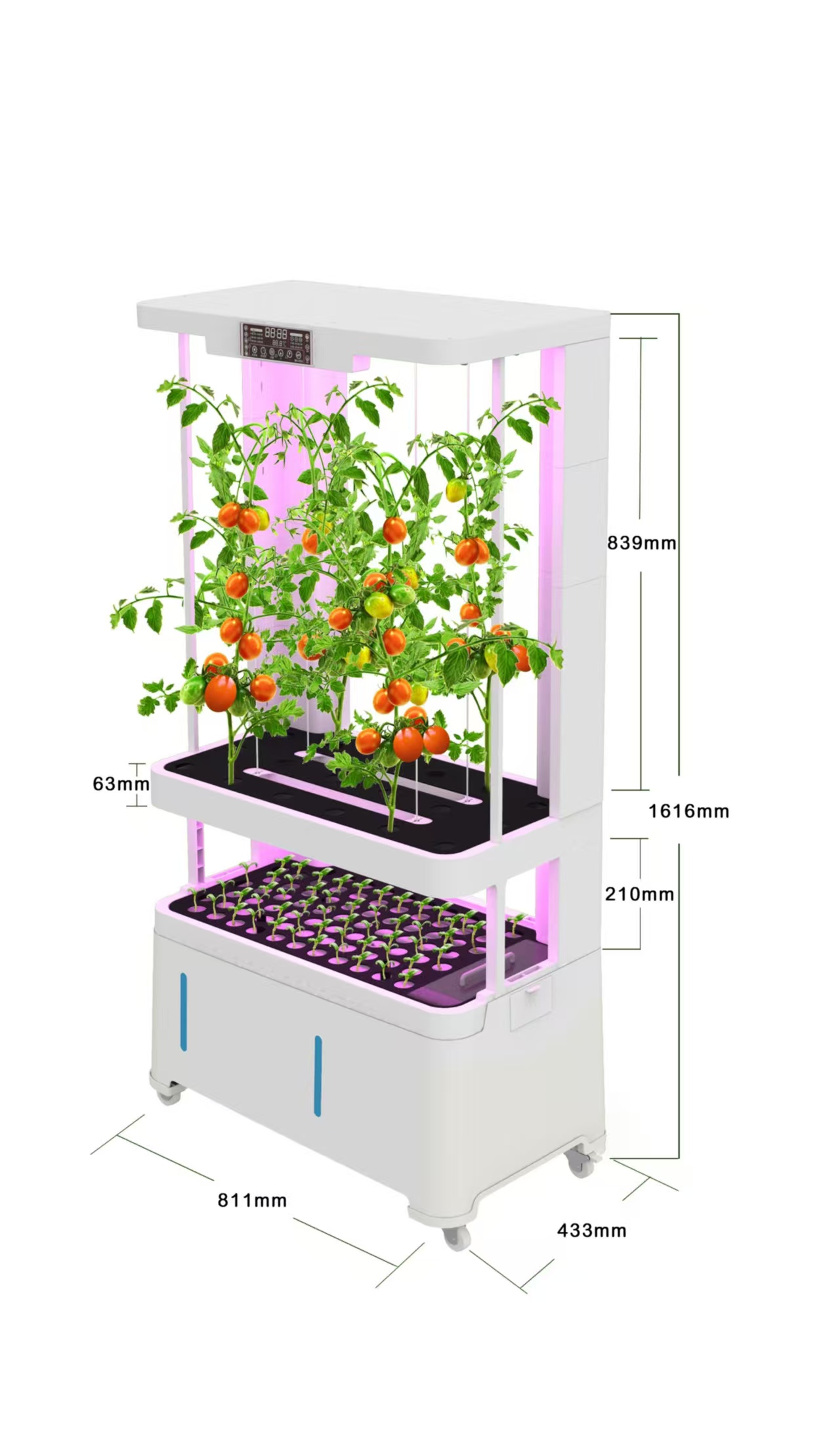 Sistem penanaman sayuran hidro - Smart Garden Vertical Planter ulasan dan harga