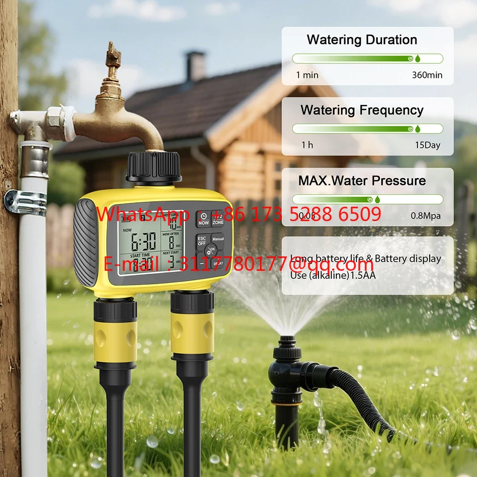 WAP01 Pengatur Waktu Irigasi T - Smart Garden Water ulasan dan harga