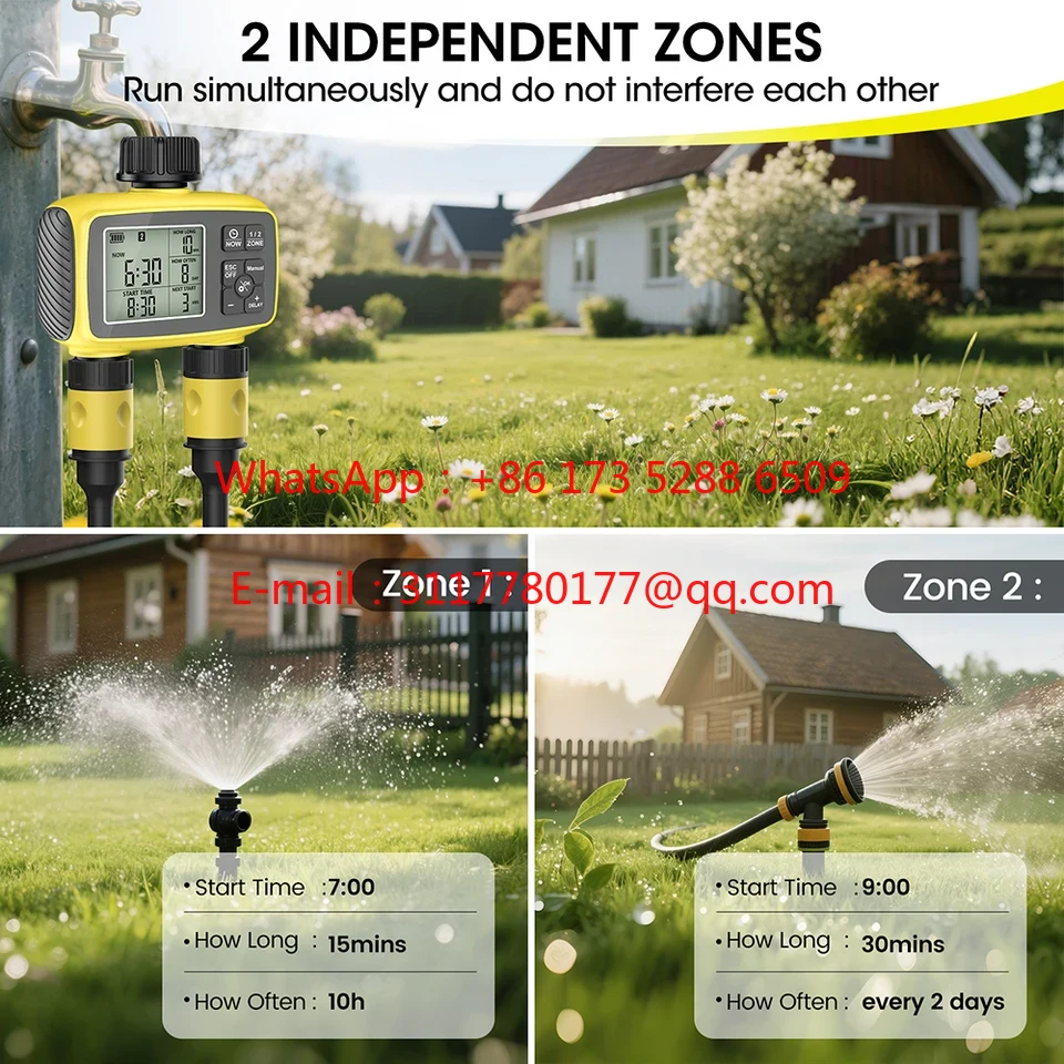 WAP01 Pengatur Waktu Irigasi T - Smart Garden Water ulasan dan harga