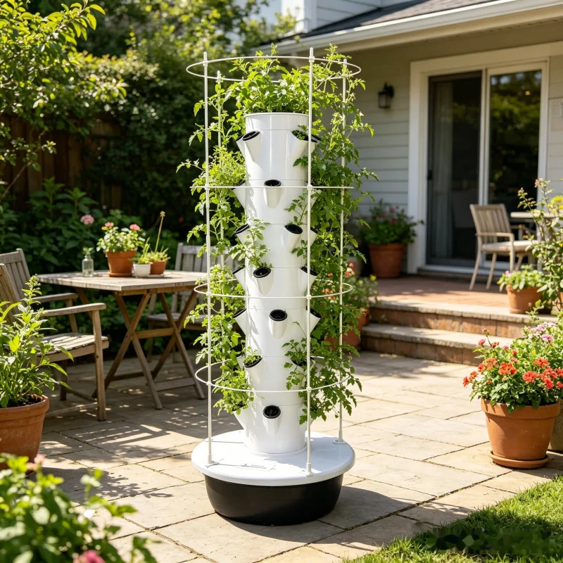 Menara Hidroponik 9 Lapis untu - Smart Garden Vertical Planter ulasan dan harga