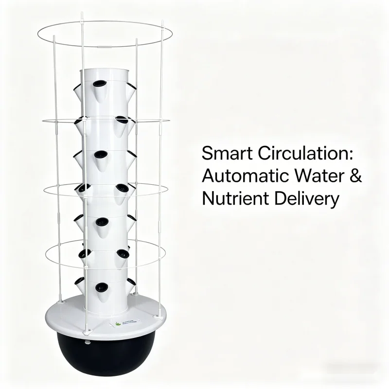 Menara Hidroponik 9 Lapis untu - Smart Garden Vertical Planter ulasan dan harga
