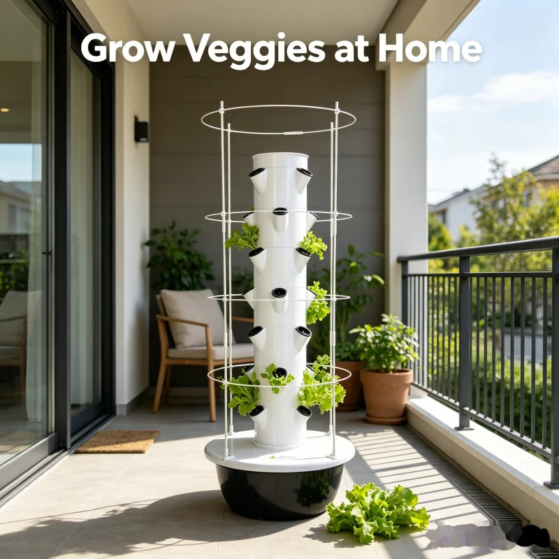 Sistem Kebun Vertikal Hidropon - Smart Garden Vertical Planter ulasan dan harga