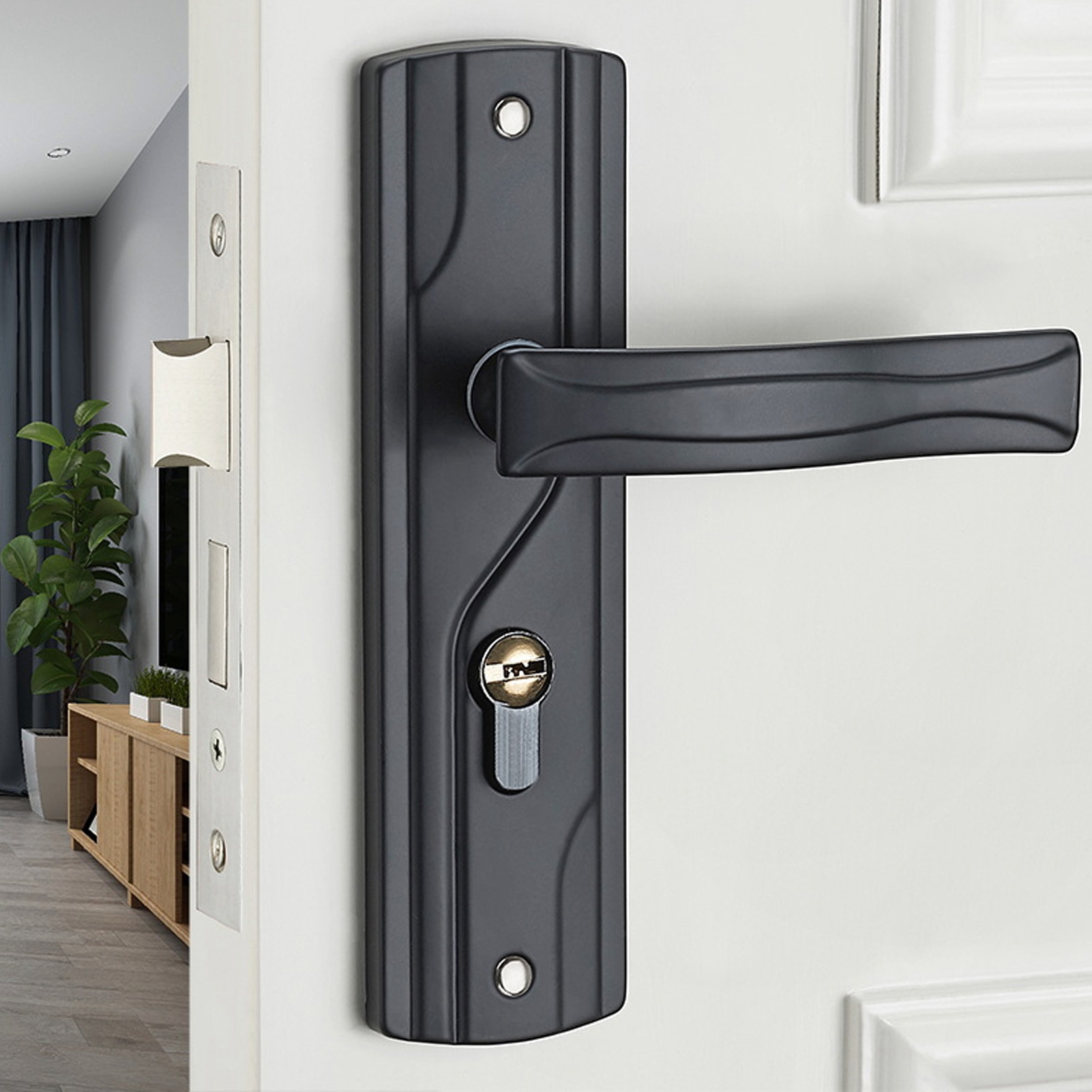 Kunci pegangan pintu baja mang - Smart Garden Gate Lock ulasan dan harga
