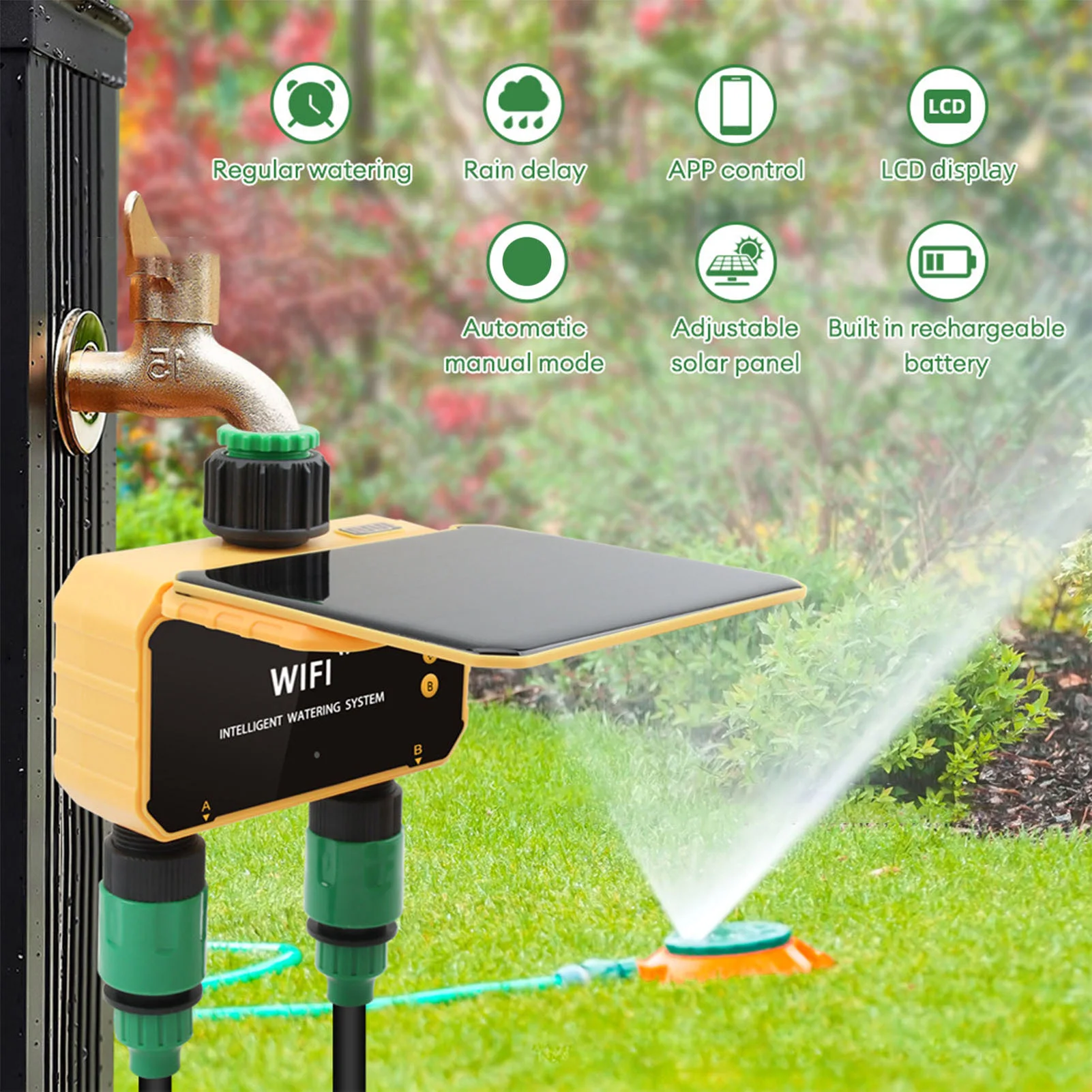 Timer Irigasi Cerdas WiFi Tena - Smart Garden Watering ulasan dan harga