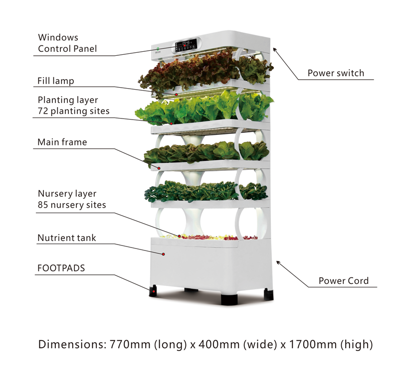 Kit Hidroponik Sistem Penanama - Smart Garden Vertical Planter ulasan dan harga