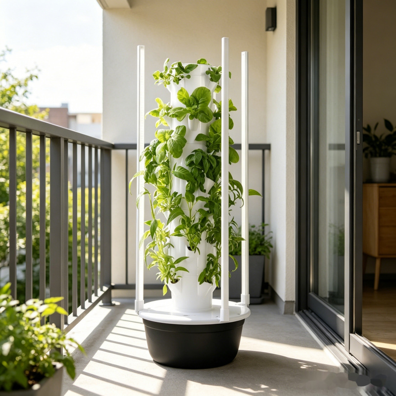 Menara Hidroponik Vertikal 5-L - Smart Garden Vertical Planter ulasan dan harga
