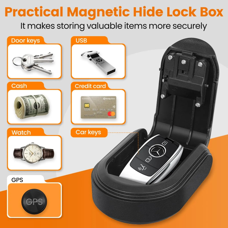 1PCS Kotak Penyimpan Kunci Mag - Smart Garden Gate Lock ulasan dan harga